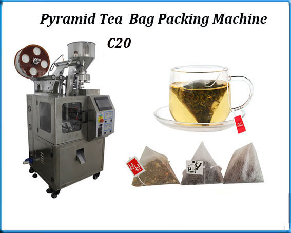 Pyramid tea bag packing machine